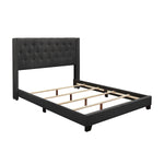 Full Size Bed, Dark Grey  SH215 - Olivia Furniture