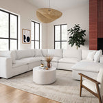 Pearl Modular 7 PCs Large Chaise Sectional