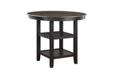Round Dining-Asher Counter Height Collection Set |5800BK - Olivia Furniture