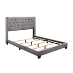 Queen Size Bed, Grey SH215 - Olivia Furniture