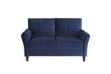 Dunleith Sofa Loveseat Set Blue - Olivia Furniture