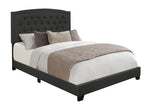 Linda Dark Gray Full Upholstered Bed