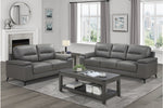 Mischa Dark Gray Living Room Set - Olivia Furniture