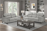 Mischa Silver Living Room Set - Olivia Furniture