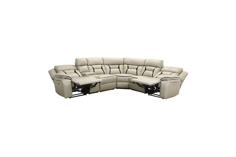 Amite beige clearance power reclining sectional