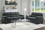 Holleman Dark Gray Living Room Set - Olivia Furniture