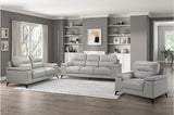 Mischa Silver Living Room Set - Olivia Furniture