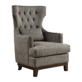 Adriano Accent Chair Brown Gray - Olivia Furniture