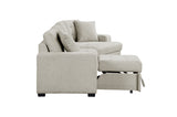 Logansport 4-Piece Sectional with Pull-out Ottoman - Olivia Furniture