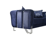 Olivia Jasmine Navy Velvet Sofa & Loveseat