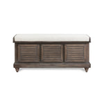 Storage Ottoman Bench Strage Bench W/Lift Top Brown - Olivia Furniture