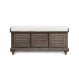 Storage Ottoman Bench Strage Bench W/Lift Top Brown - Olivia Furniture