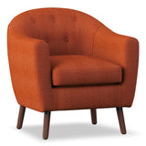 Lucille Accent Chair Orange - Olivia Furniture