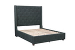 Fairborn Gray King Upholstered Platform Bed I 5877KGY