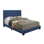 King Size Bed, Blue SH215 - Olivia Furniture