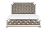 Avondale Silver Upholstered Panel Bedroom Set - Olivia Furniture