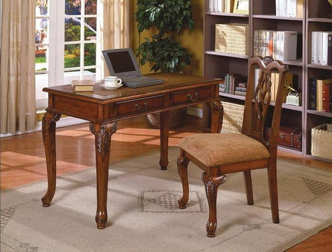 Fairfax Home Office Desk with Chair and Drawers - Olivia Furniture