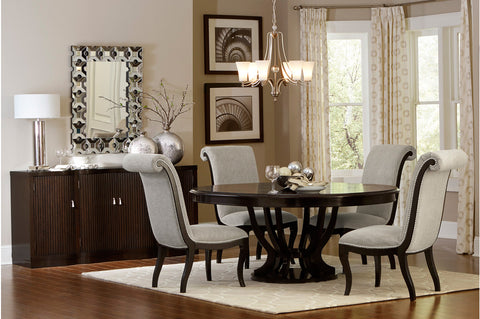 Savion Formal Round Dining Set - Olivia Furniture