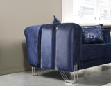 Olivia Jasmine Navy Velvet Sofa & Loveseat