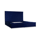 Velvet Queen Storage Platform Bed - Olivia Furniture