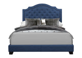 Sandy Blue Queen Upholstered Bed l SH255BLU