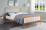 Bethany Orange Queen Metal Platform Bed l 1571RN