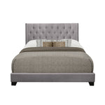 Queen Size Bed, Grey SH215 - Olivia Furniture