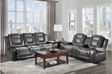 Briscoe Gray Reclining Living Room Set | 9470GY - Olivia Furniture