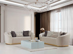 Aster Ivory Velvet Sofa & Loveseat