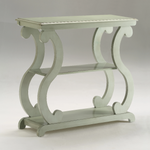 Lucy Sage Console Table - Olivia Furniture