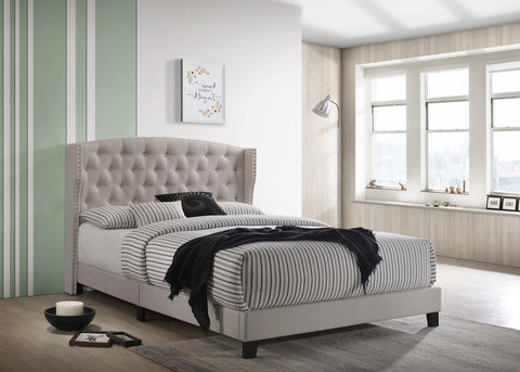 Rosemary Khaki Twin Platform Bed | 5266 - Olivia Furniture