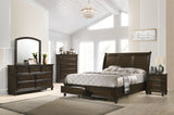 Lara Brown Storage Platform Bedroom Set - Olivia Furniture