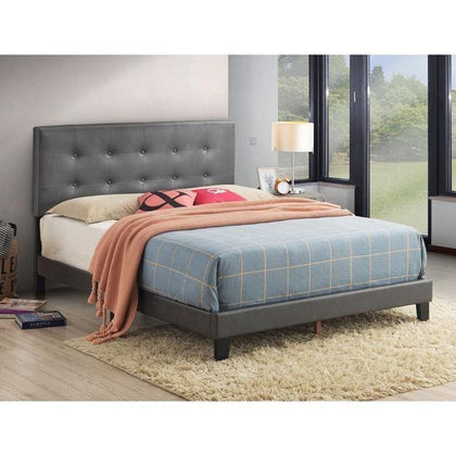 Andi Gray Full Platform Bed - Olivia Furniture