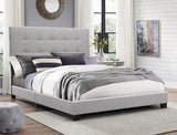 Florence Gray Upholstered Queen Bed | 5270 - Olivia Furniture