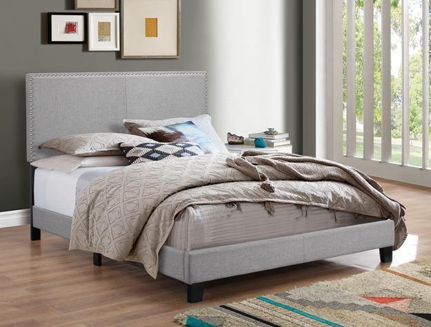 Erin Gray Upholstered Twin Bed | 5271 - Olivia Furniture