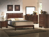 Evan Cherry Panel Bedroom Set - Olivia Furniture