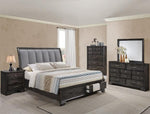 Jaymes Gray Storage Platform Bedroom Set - Olivia Furniture