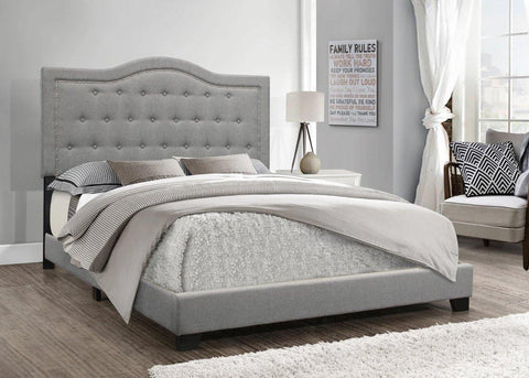 Emma Gray Full Bed - Olivia Furniture