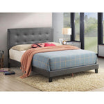 Andi Gray King Platform Bed - Olivia Furniture