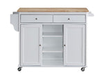 Grady Cottage Style Kitchen Island Cart Multiple Colors - Olivia Furniture