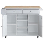 Grady Cottage Style Kitchen Island Cart Multiple Colors - Olivia Furniture