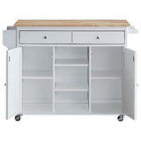 Grady Cottage Style Kitchen Island Cart Multiple Colors - Olivia Furniture