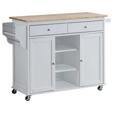 Grady Cottage Style Kitchen Island Cart Multiple Colors - Olivia Furniture