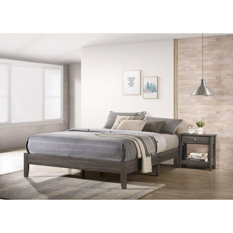 Skyler Contemporary King Platform Bed - Olivia Furniture