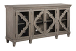 A4000037 Gray Accent Cabinet - Olivia Furniture